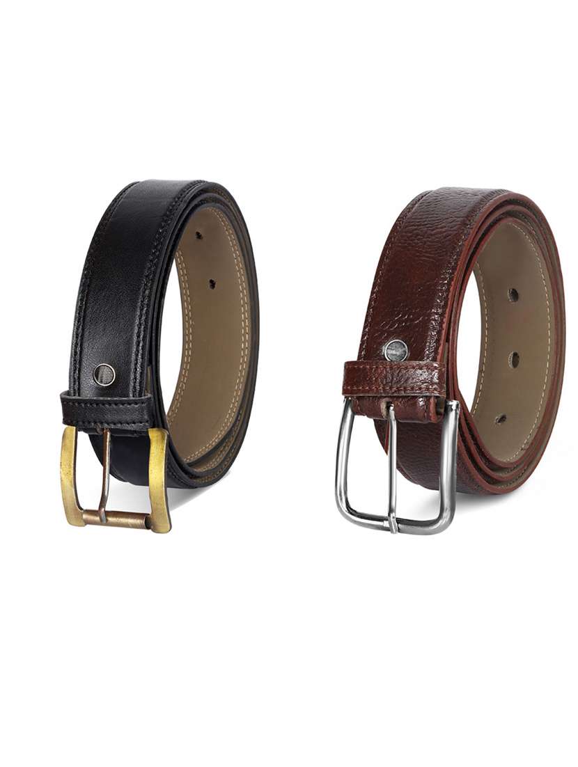pack of 2 leatherette belt - 19231544 -  Zoom Image - 0