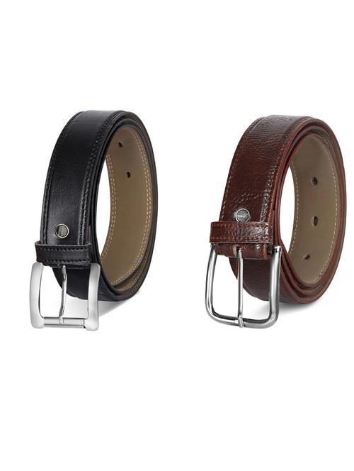 pack of 2 leatherette belt - 19231545 - Standard Image - 0