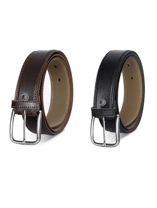 pack of 2 leatherette belt - 19232003 - Standard Image - 0