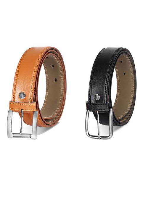 pack of 2 leatherette belt - 19232007 - Standard Image - 0