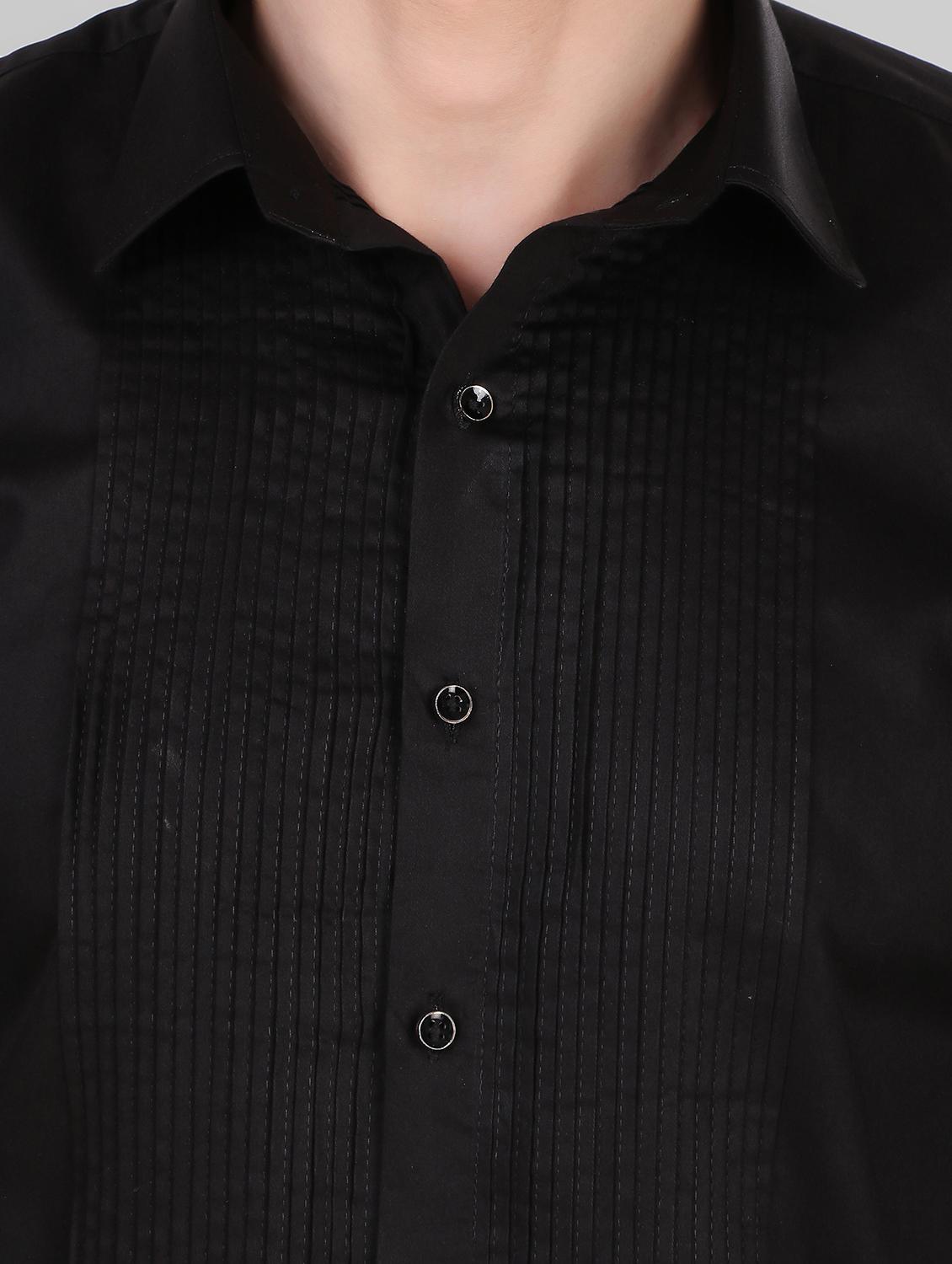mens solid casual shirt - 19232574 - Standard Image - 3