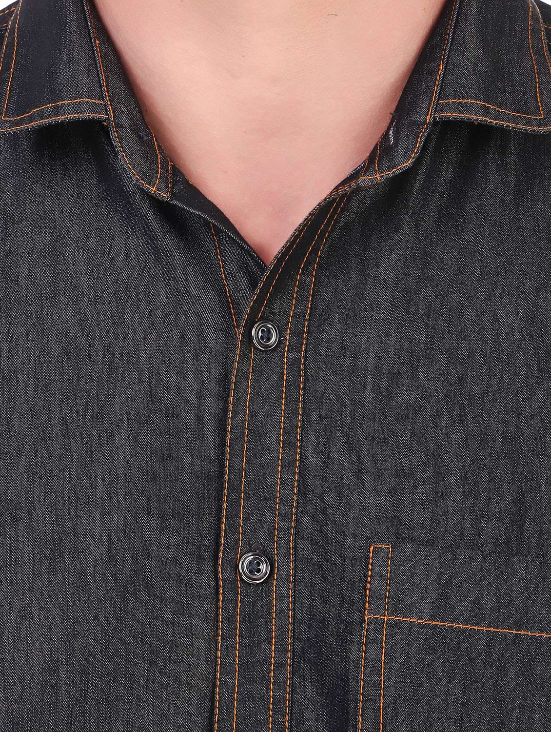 mens solid casual shirt - 19232577 - Standard Image - 5