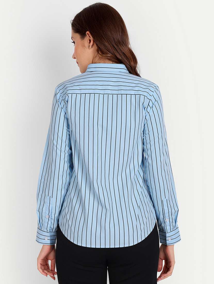 light blue striped shirt - 19242315 - Standard Image - 3