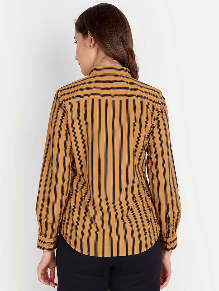 yellow striped shirt - 19242317 -  Standard Image - 3