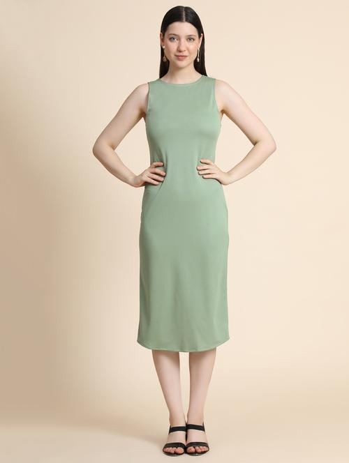 women's sheath solid dress - 19257639 - Standard Image - 0
