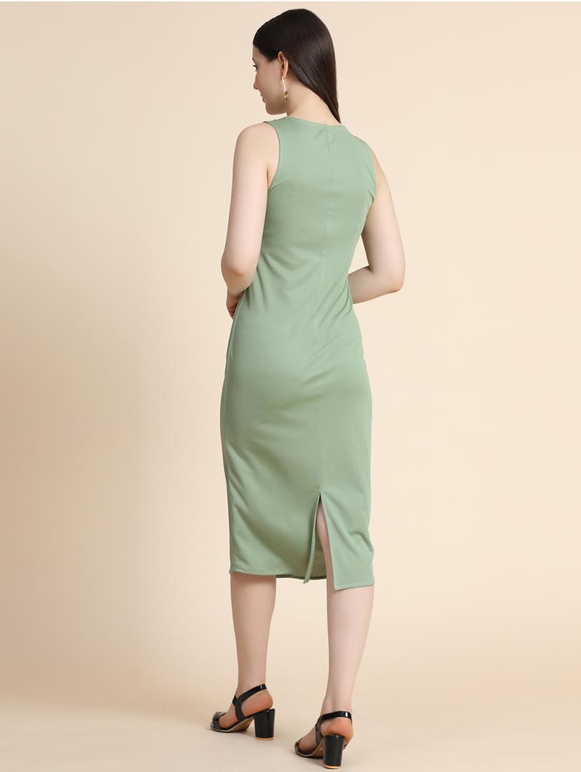 women's sheath solid dress - 19257639 - Standard Image - 3