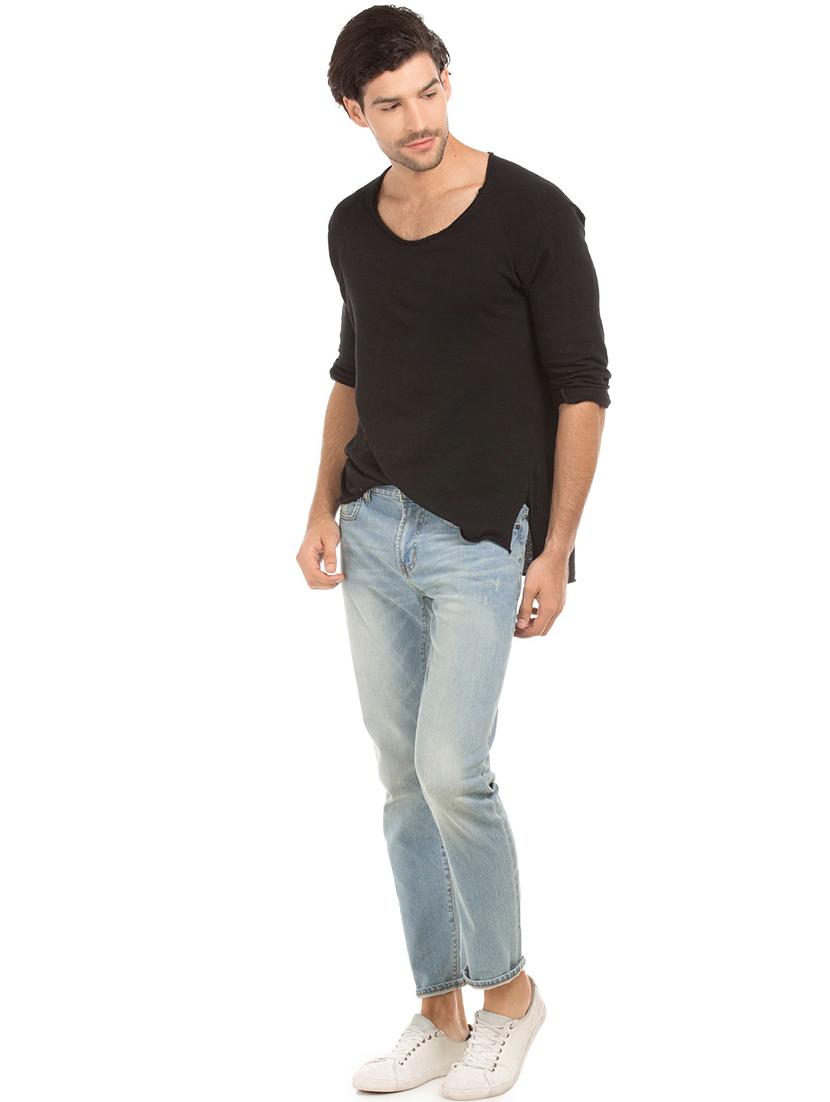 mens slim fit plain jeans - 19258298 - Standard Image - 3