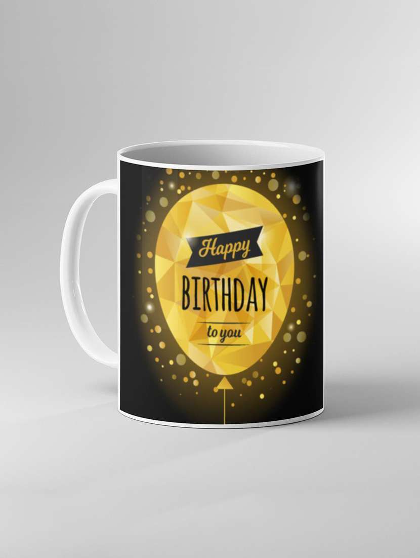 birthday printed coffee mug