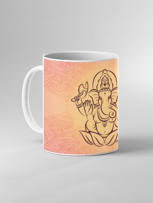 ganesha and laxmi printed coffee mug - 19259735 - Standard Image - 0