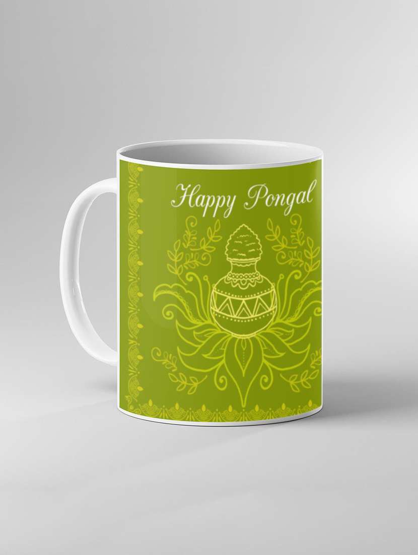pongal printed coffee mug