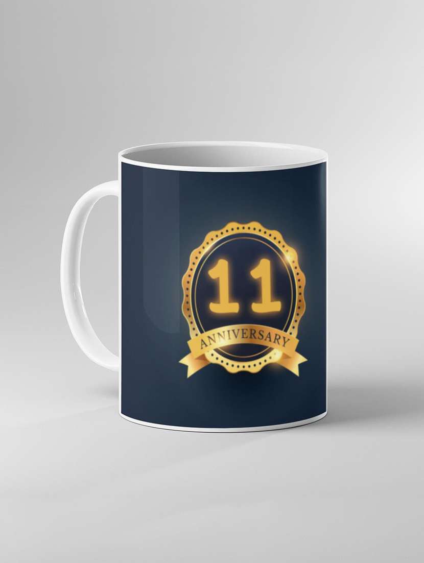 anniversary printed coffee mug