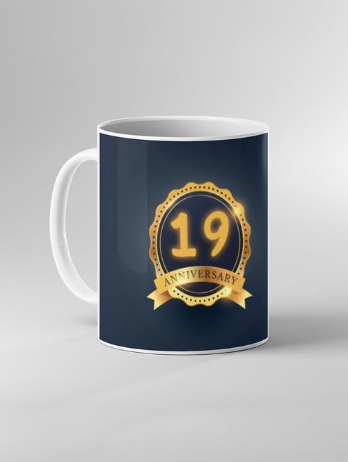 anniversary printed coffee mug - 19259861 -  Standard Image - 0