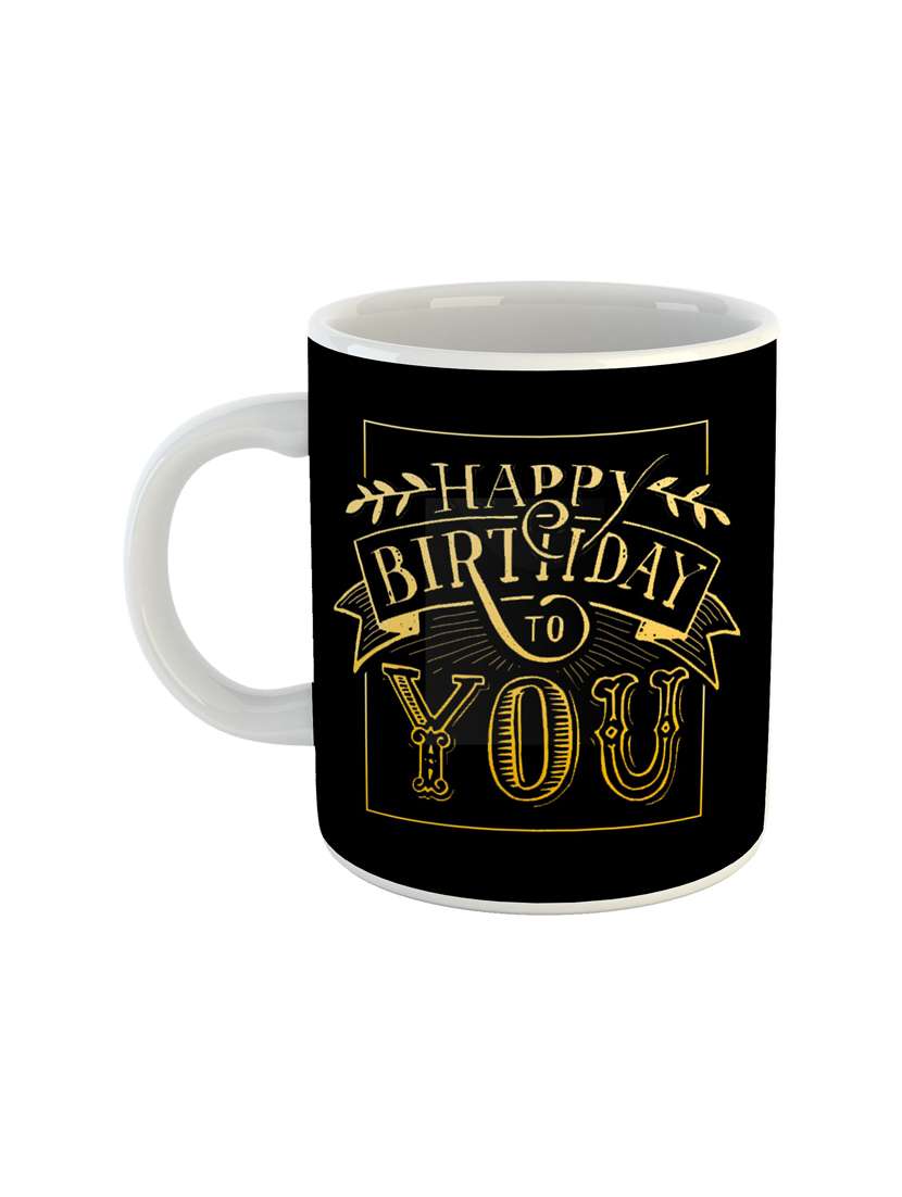 birthday printed coffee mug
