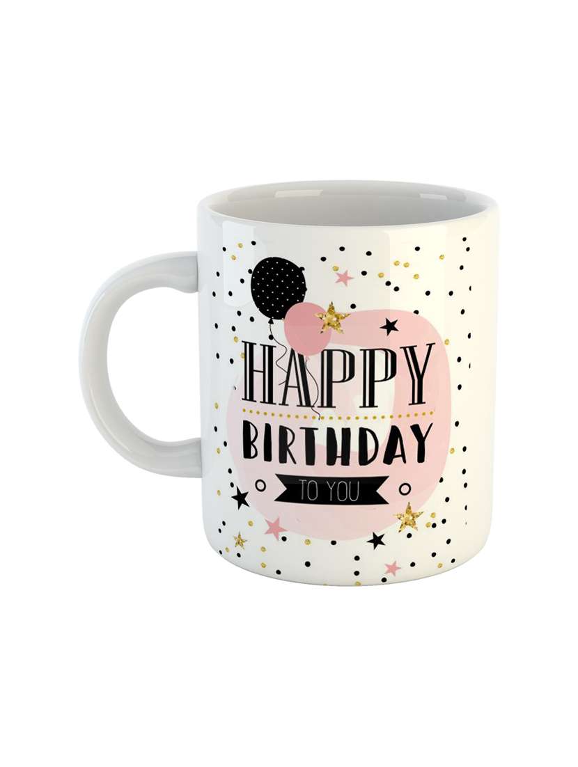 birthday printed coffee mug