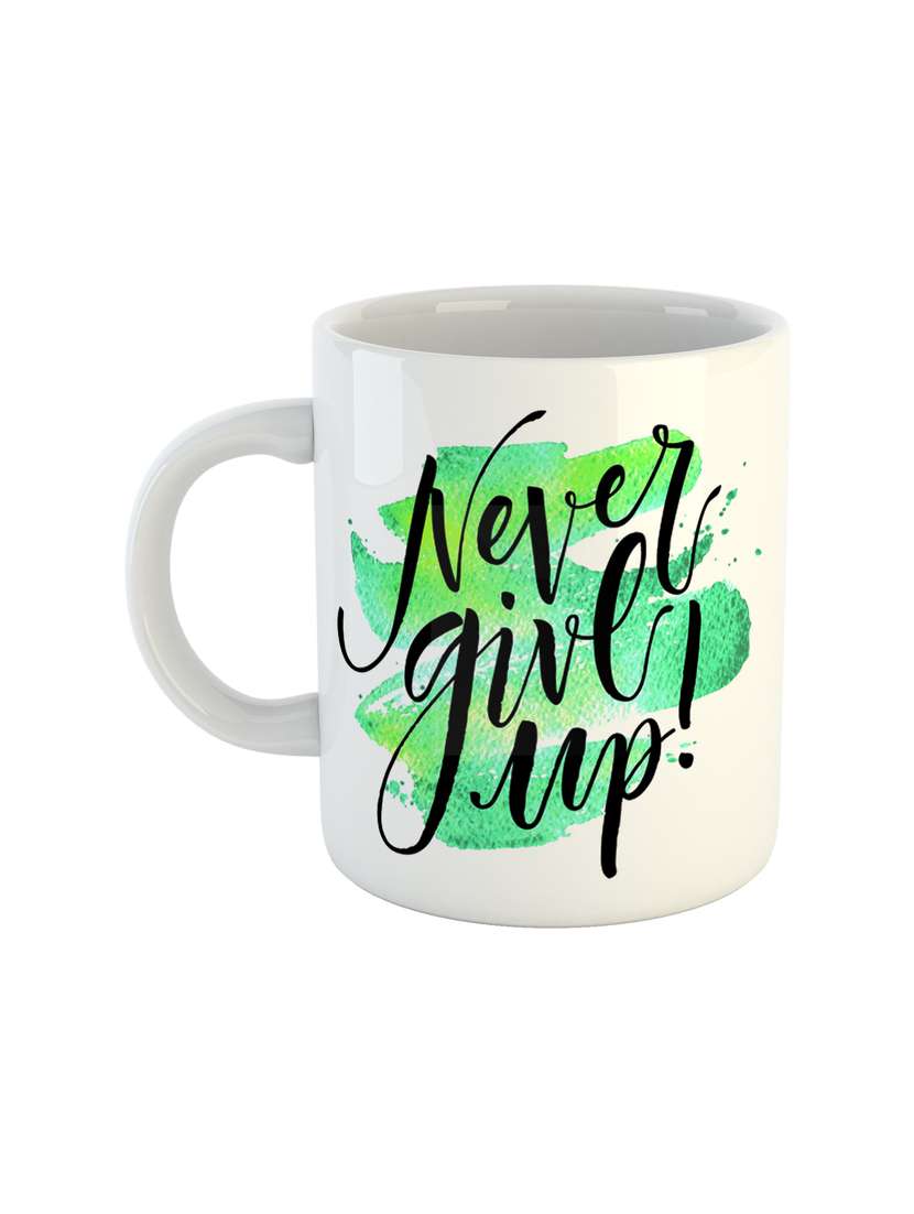 multi coloured printed coffee mug