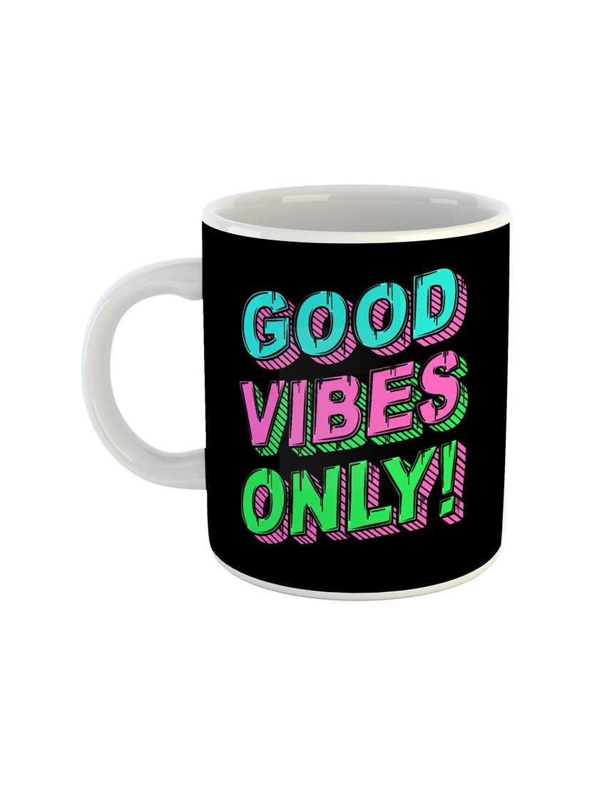 multi coloured printed coffee mug