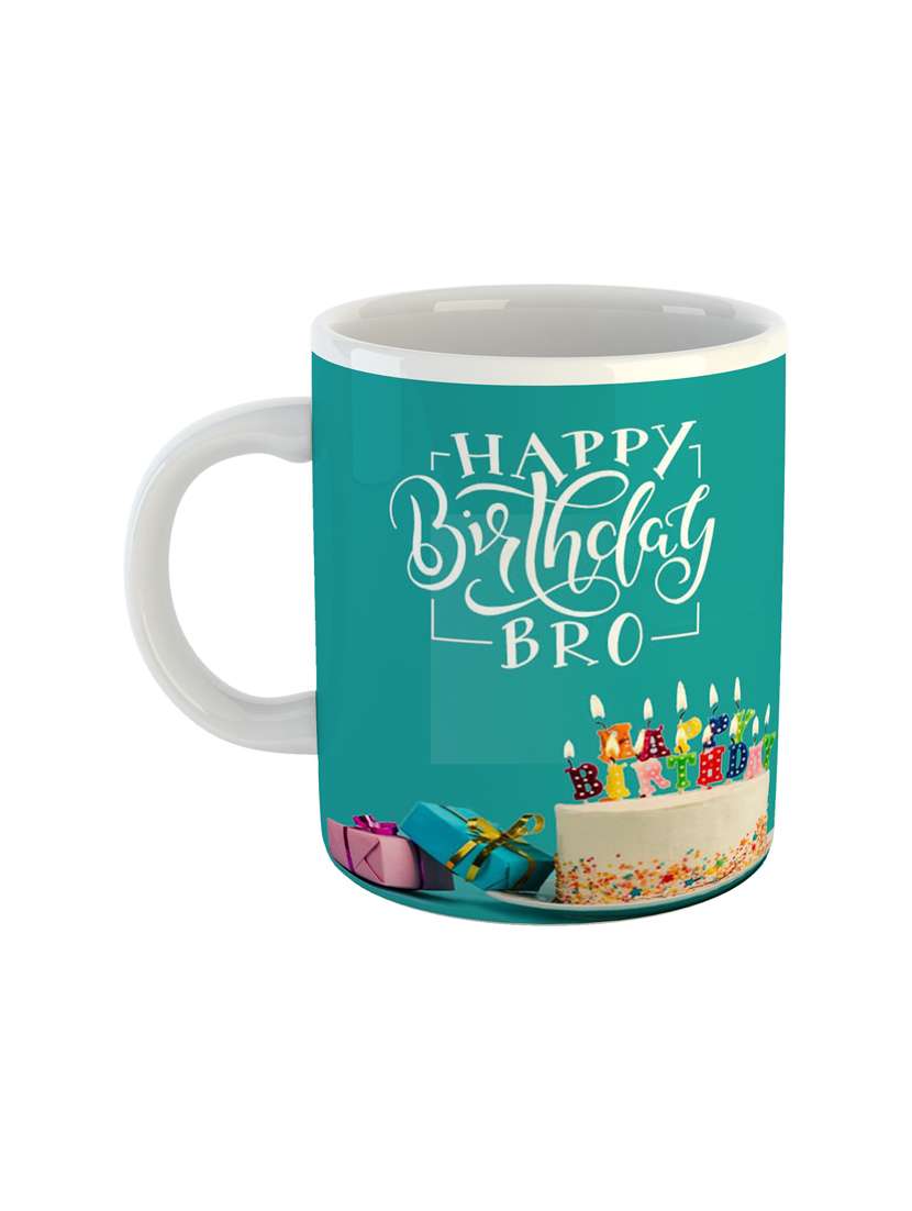 multi coloured printed coffee mug