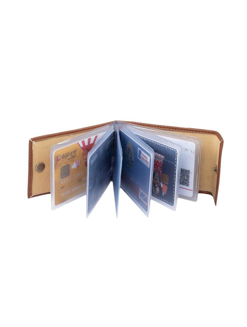 brown leatherette wallet - 19260216 - Standard Image - 3