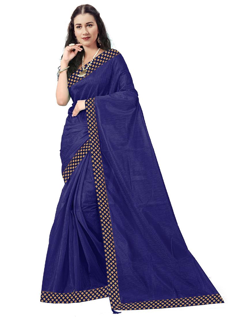 bordered saree with blouse - 19261933 -  Zoom Image - 0