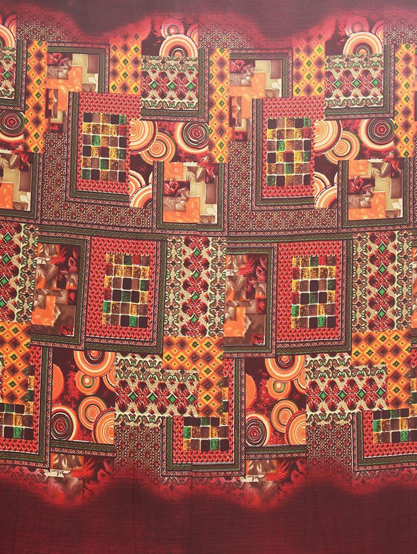 printed bollywood saree with blouse - 19263268 - Standard Image - 3
