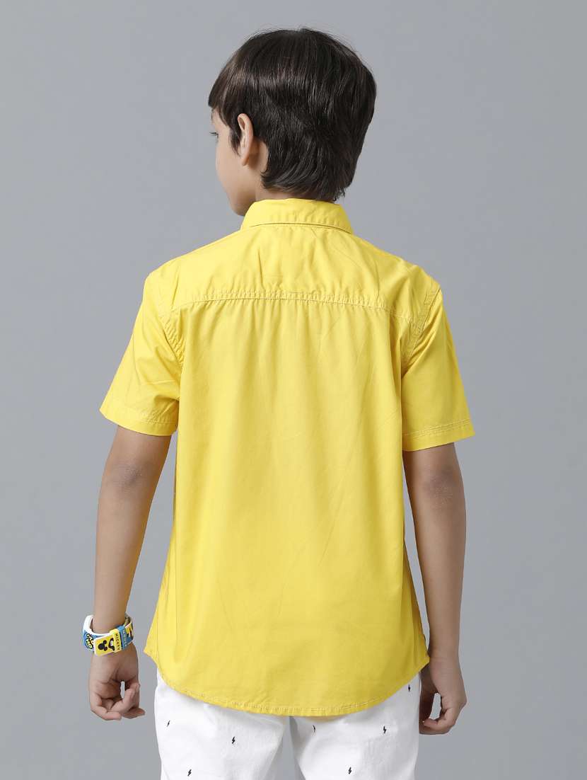 yellow printed shirt - 19263371 -  Standard Image - 3