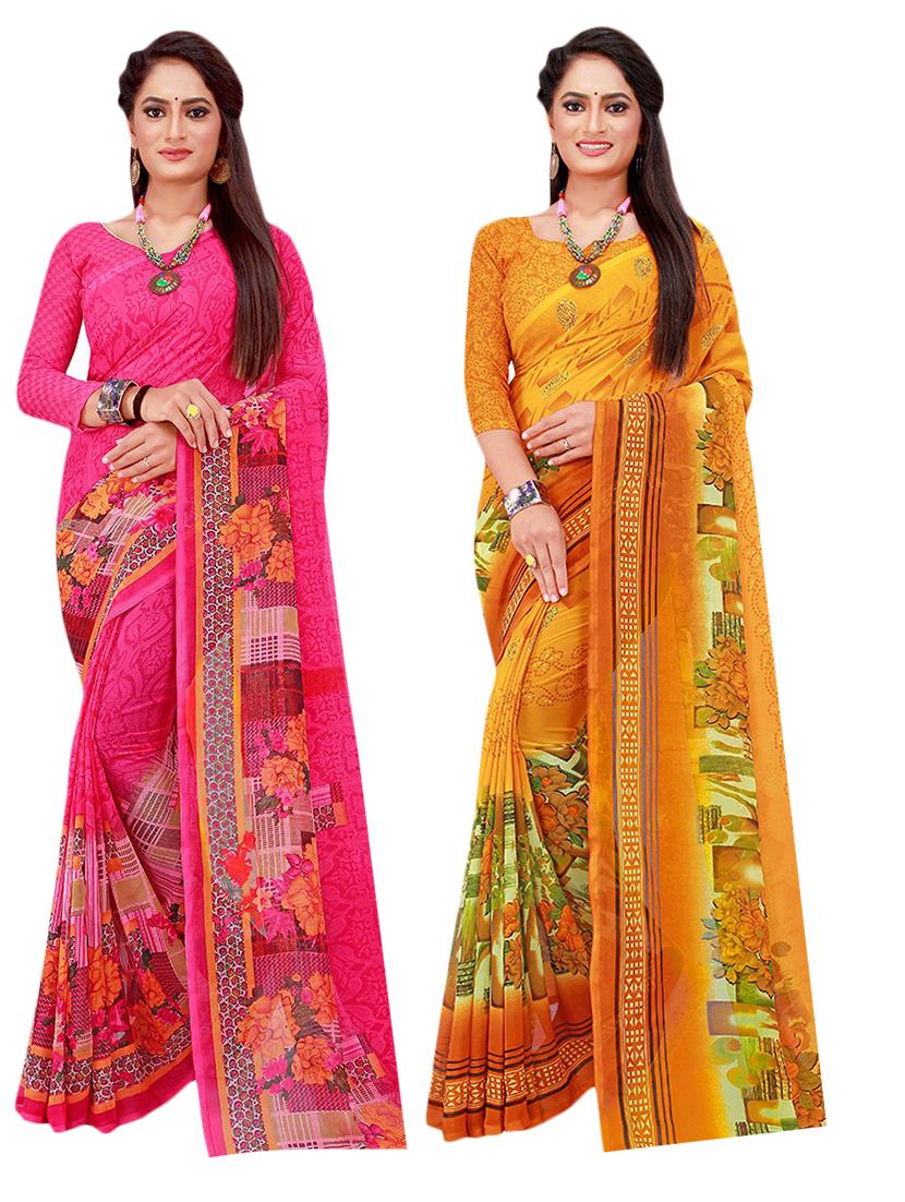 women's saree combo with blouse