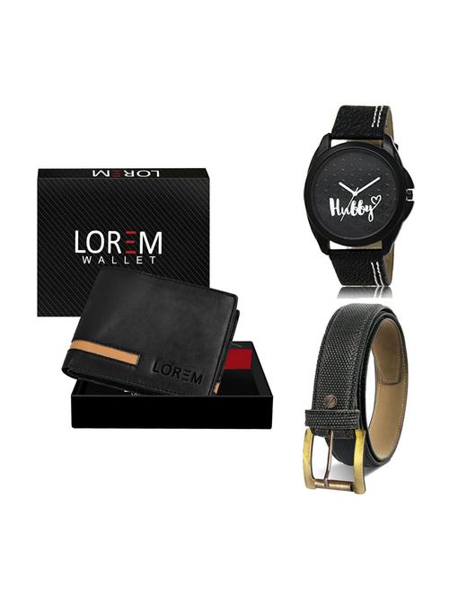 belt, wallet & watch gift combo - 19269790 -  Standard Image - 0