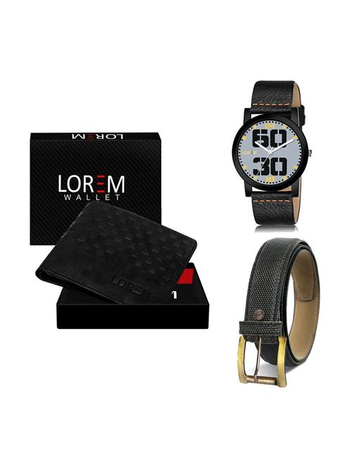 belt, wallet & watch gift combo - 19269967 -  Standard Image - 0