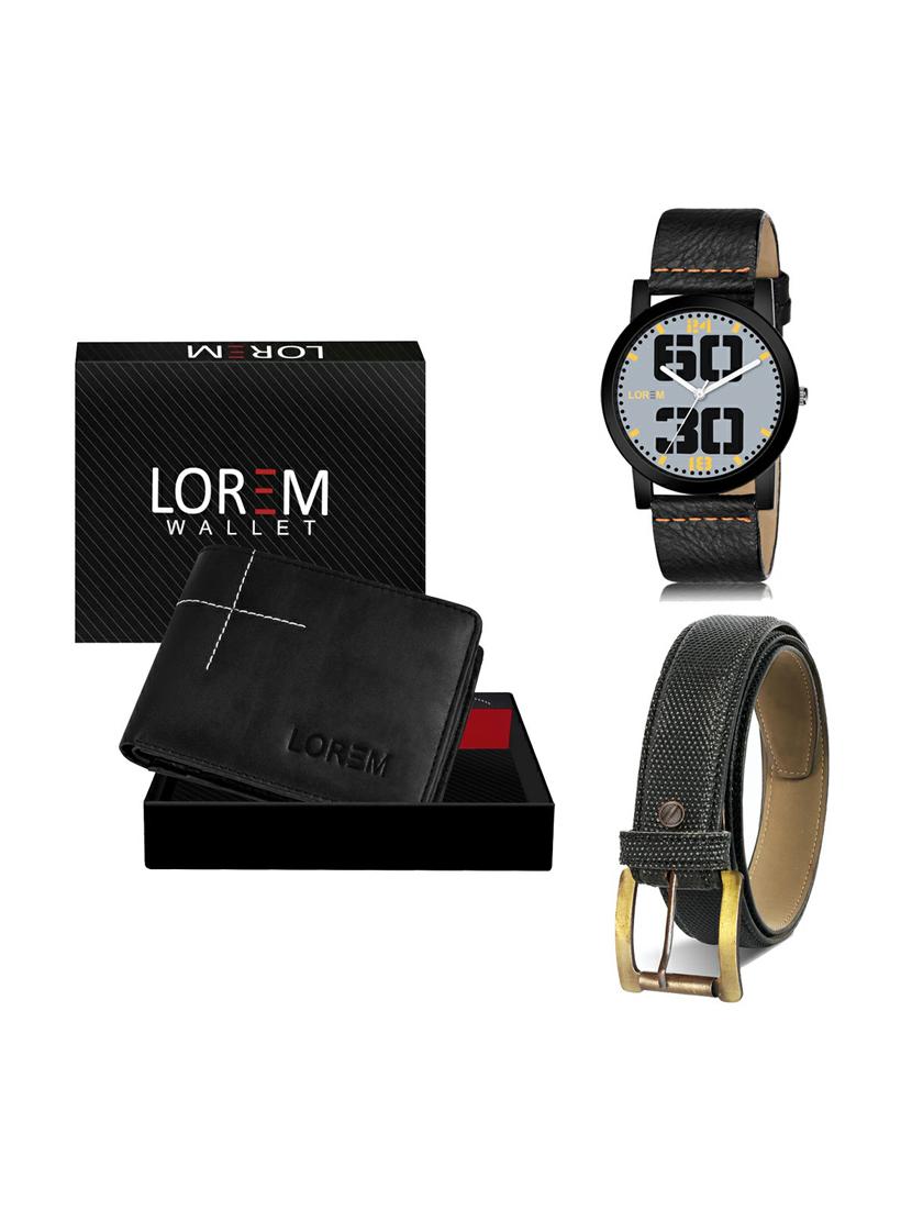 belt, wallet & watch gift combo - 19269968 - Zoom Image - 0
