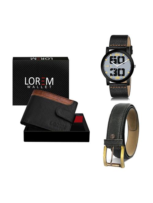 belt, wallet & watch gift combo - 19269973 - Standard Image - 0