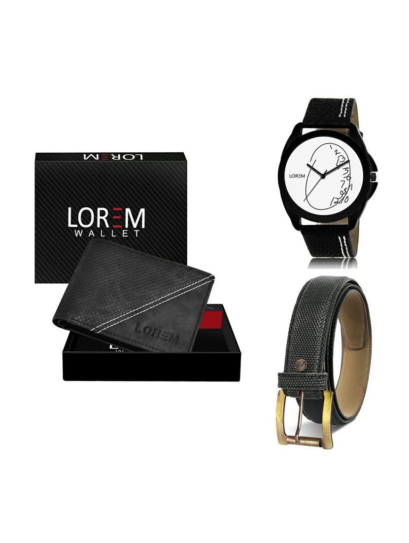 belt, wallet & watch gift combo - 19270234 - Zoom Image - 0