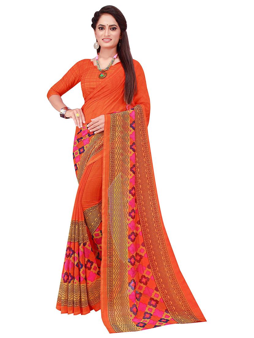 pack of 2 multi color saree with blouse - 19280750 - Standard Image - 3