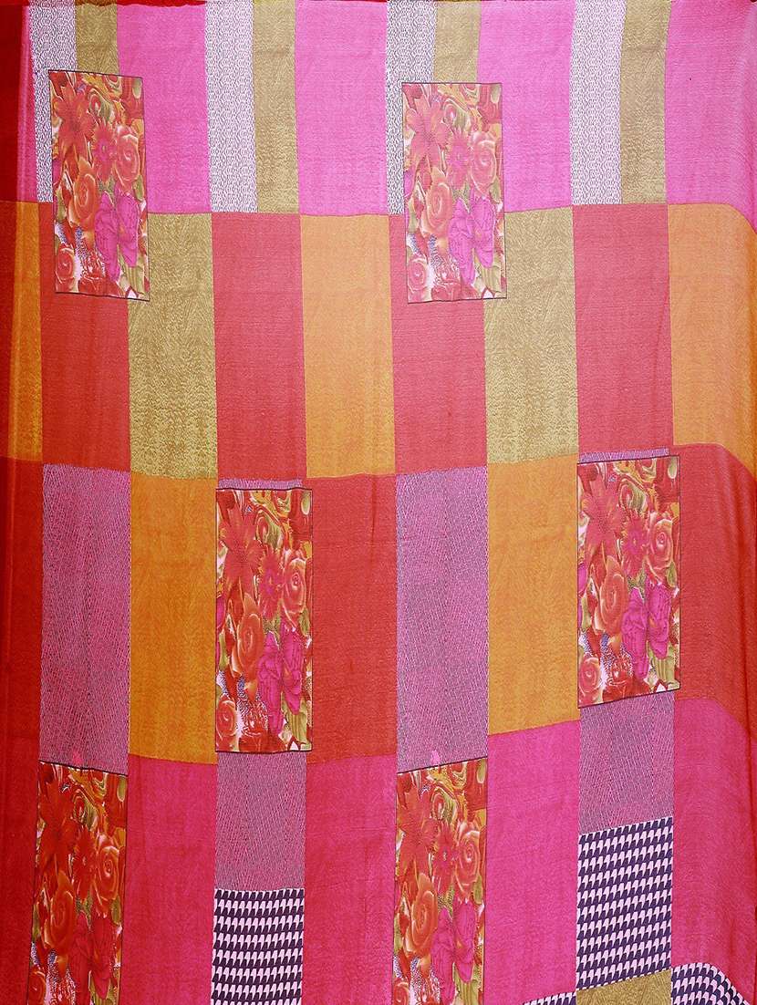 women's printed multi colored saree with blouse - 19282251 -  Standard Image - 3