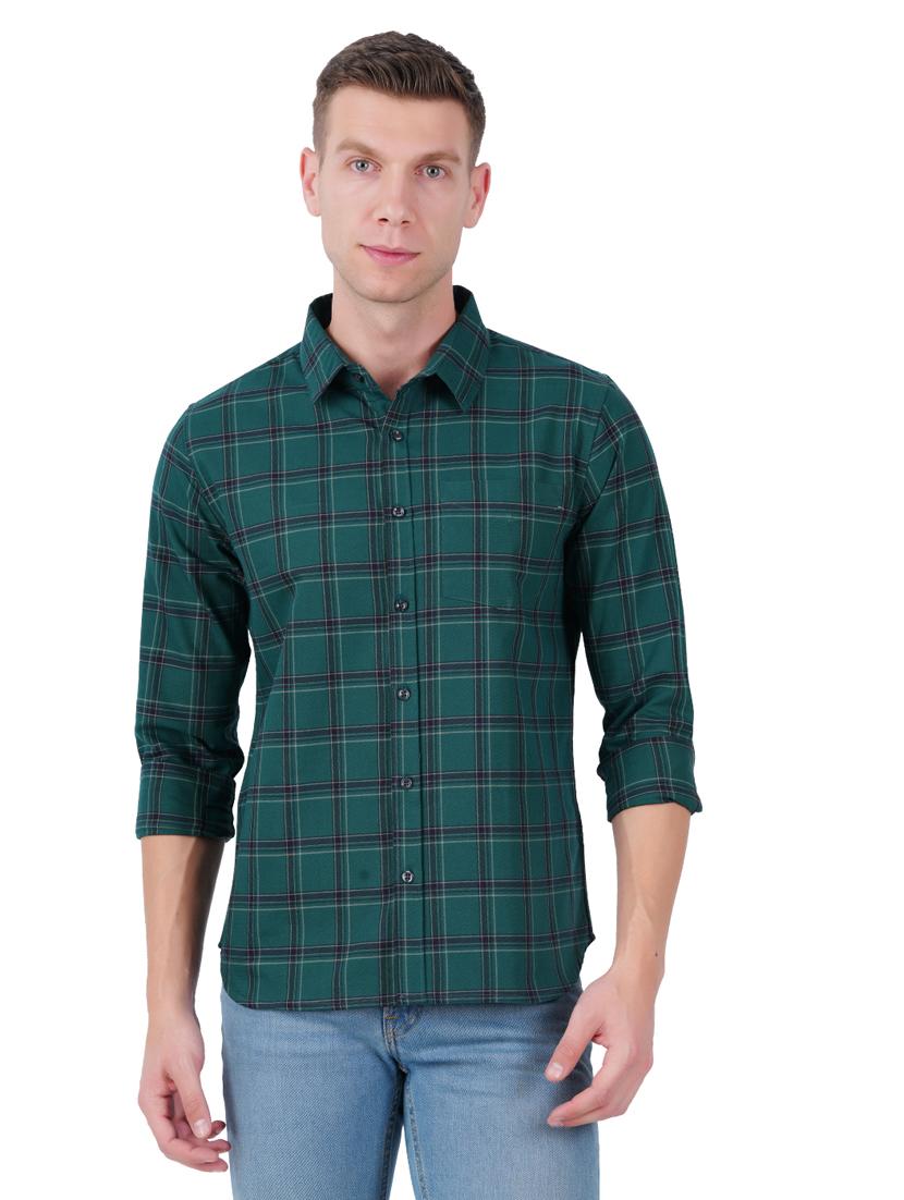 mens checks casual shirt