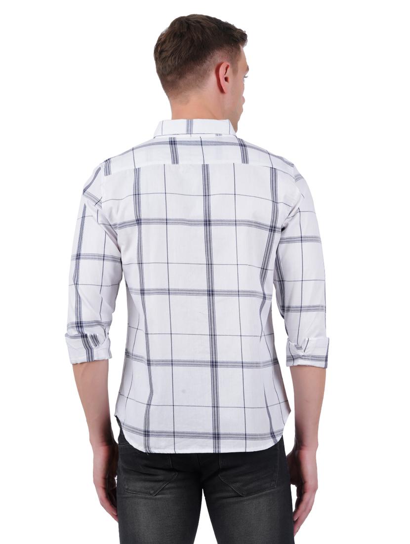 mens checks casual shirt - 19282452 - Standard Image - 3