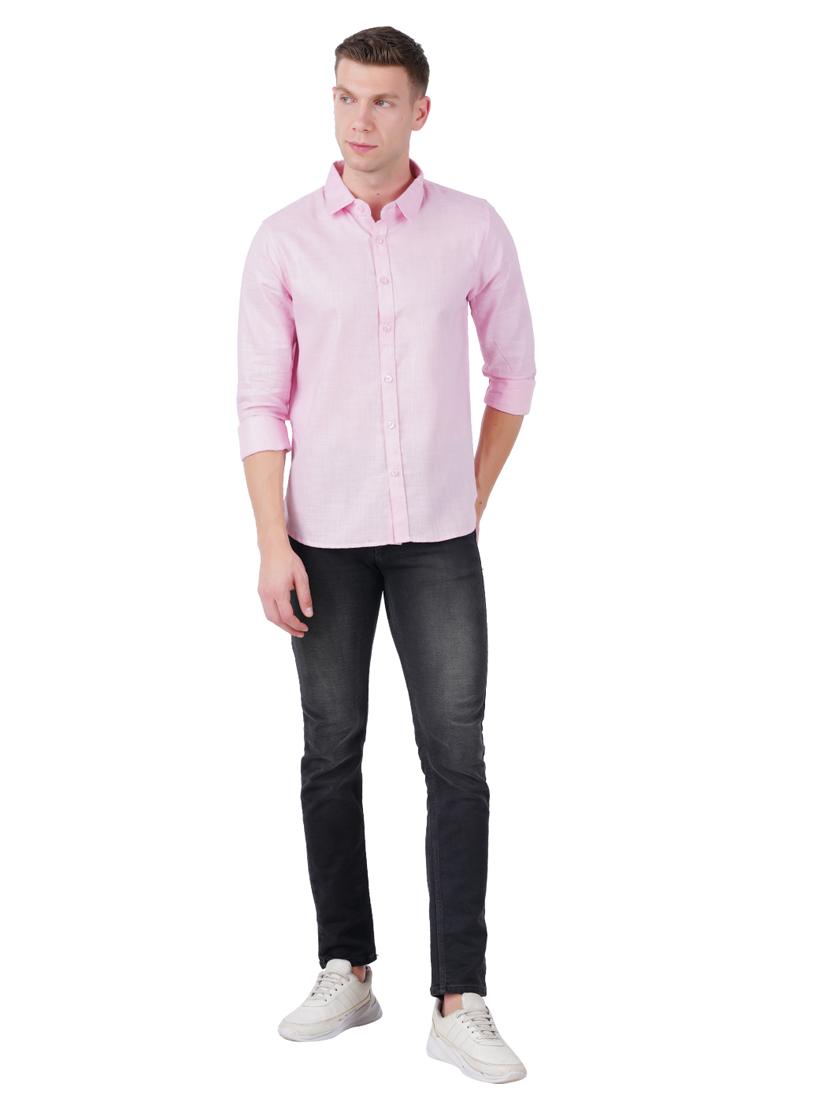 mens solid casual shirt - 19282469 - Standard Image - 3