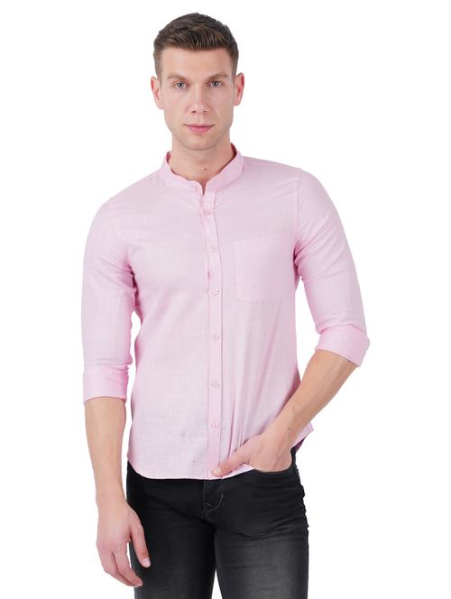 mens solid casual shirt - 19282470 - Standard Image - 0