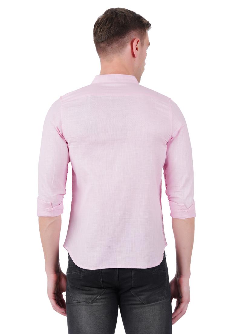 mens solid casual shirt - 19282470 - Standard Image - 3