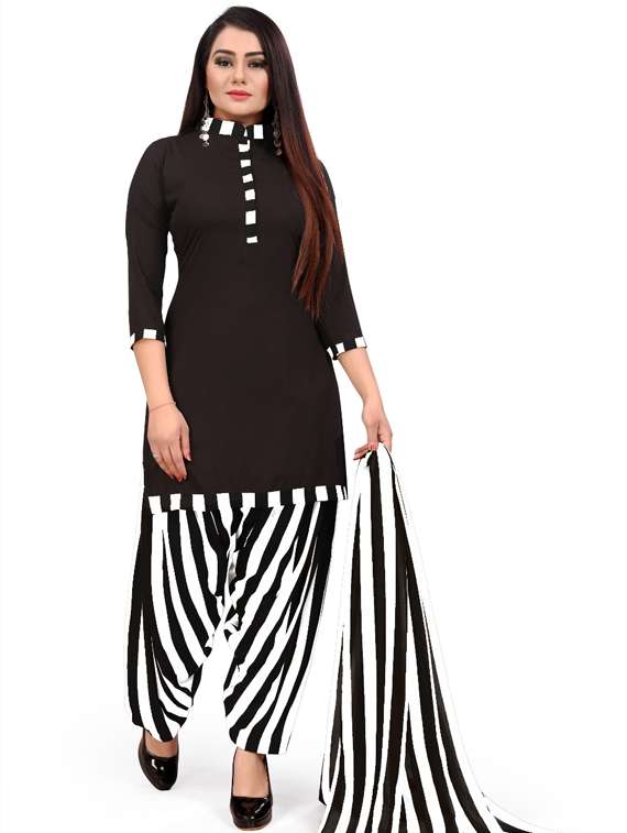 printed unstitched suit set