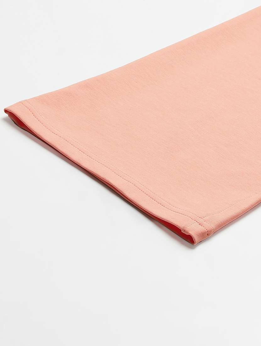 Mid Rise Solid Track Pant