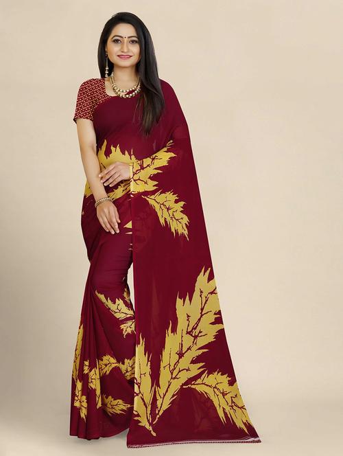  printed saree with blouse - 19285349 -  Standard Image - 0