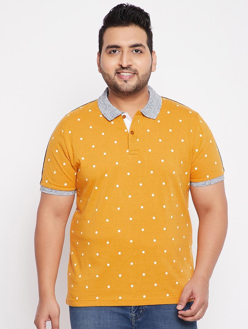 yellow printed t-shirt - 19286543 - Zoom Image - 0