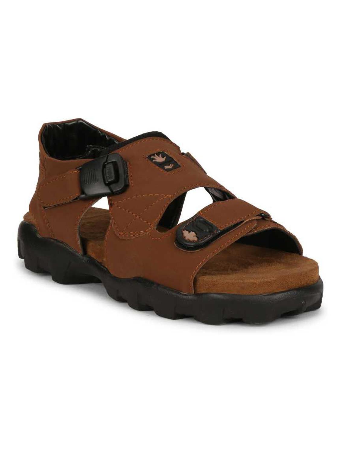 tan solid sandal - 19286972 -  Zoom Image - 0