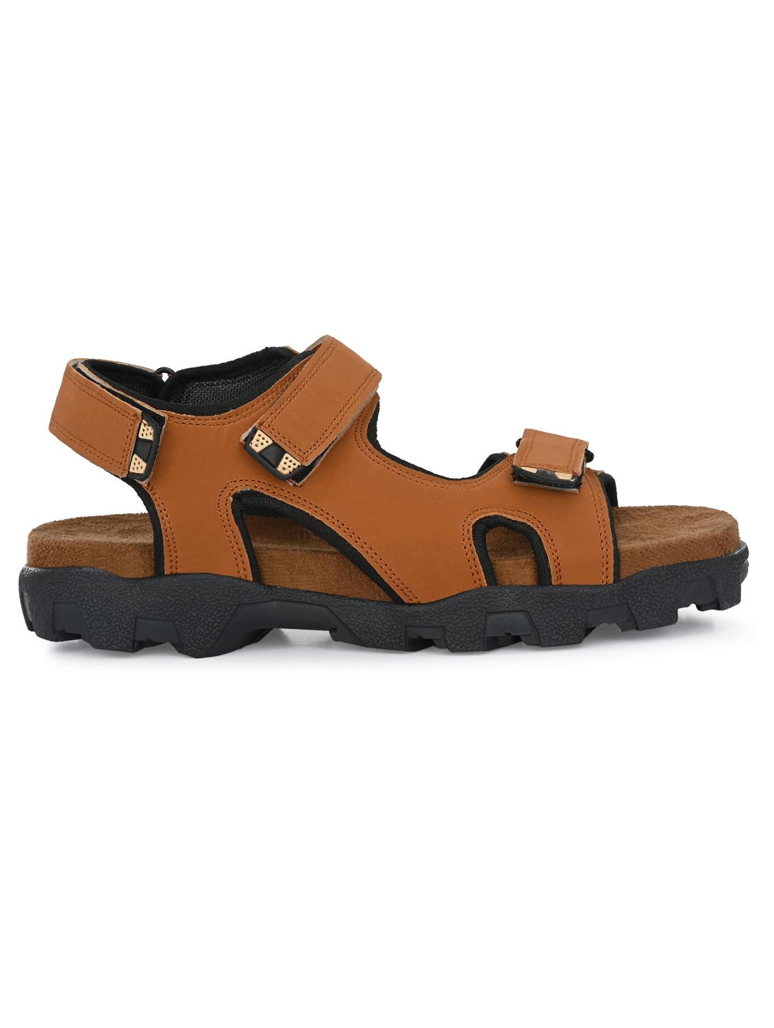 tan solid sandal - 19287264 - Standard Image - 3