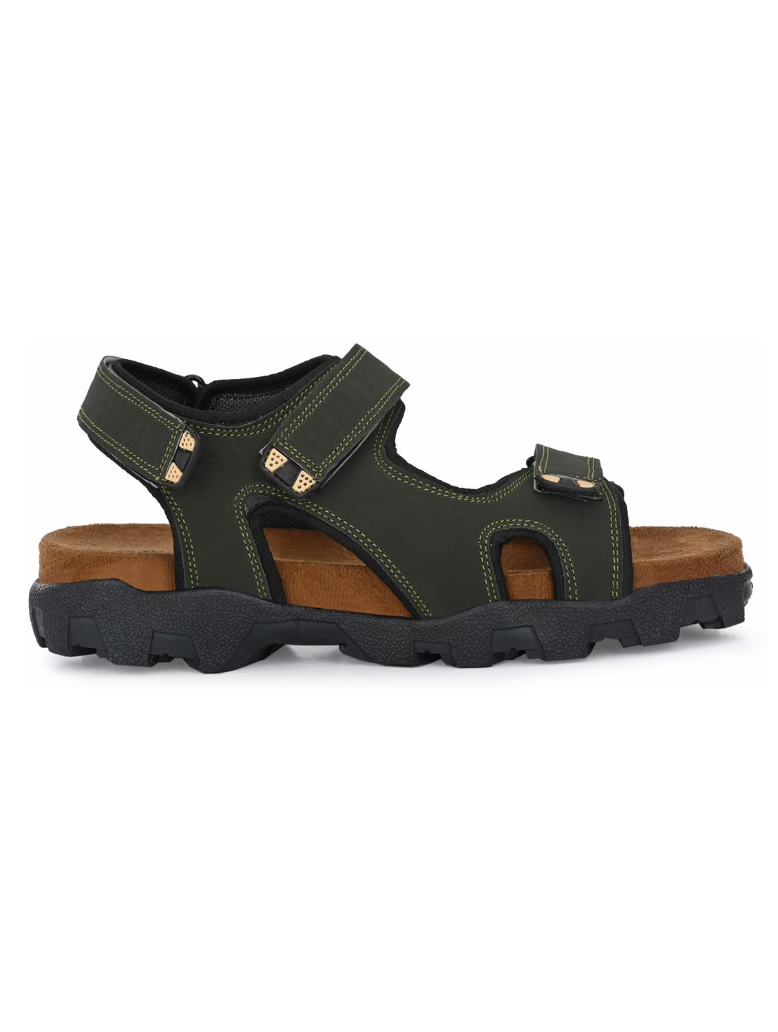 green solid sandal - 19287265 - Zoom Image - 0
