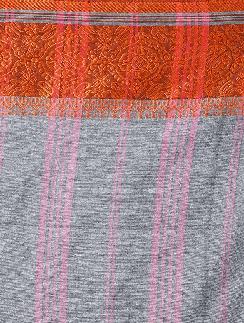 women's floral multi colored saree with blouse - 19287285 - Standard Image - 3