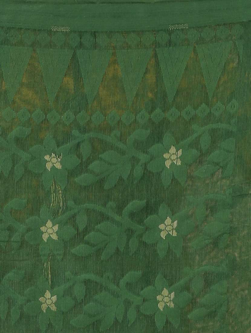 women's self design dark green colored saree - 19287304 - Standard Image - 3