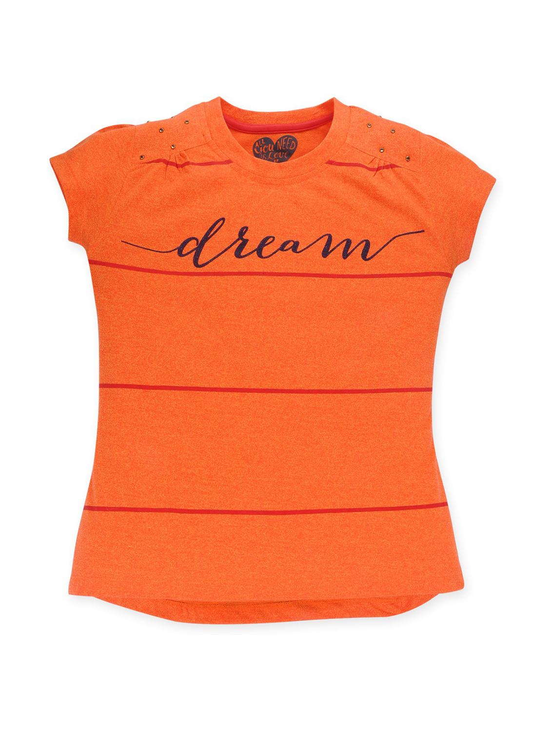 girls round neck top - 19293262 -  Zoom Image - 0