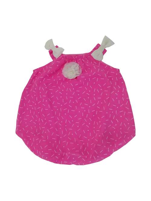 girls shoulder strap sleeveless frock - 19293424 - Standard Image - 0
