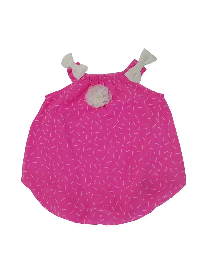 girls shoulder strap sleeveless frock - 19293424 - Zoom Image - 0